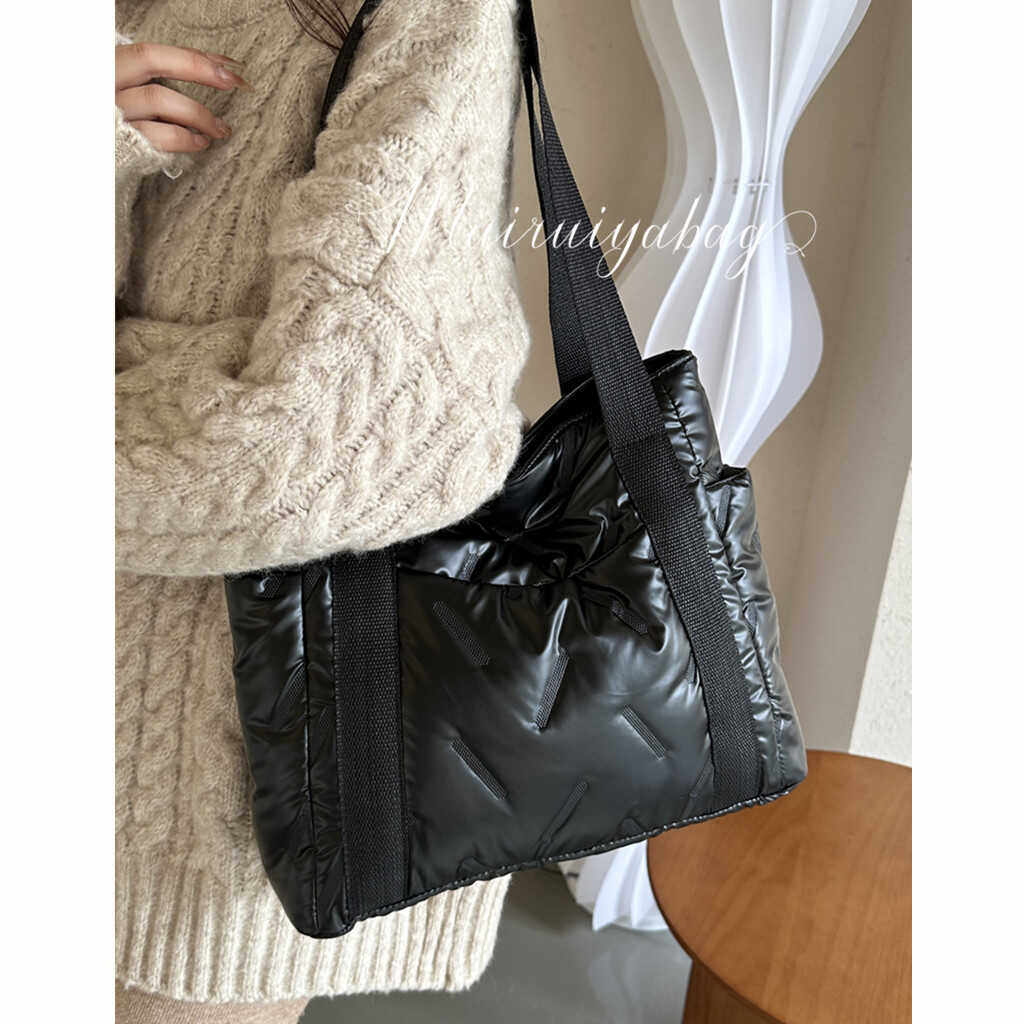 大容量手提包包女2024新款秋冬通勤托特包高级感百搭单肩包羽绒包,淘宝优惠券,粉丝福利购,淘宝优惠卷