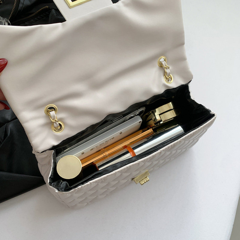 网红爆款菱格链条小包包女2024新款高级感潮百搭时尚斜挎单肩女包,淘宝优惠券,粉丝福利购,淘宝优惠卷