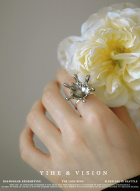 YIHE原创中性陶瓷可调节戒指