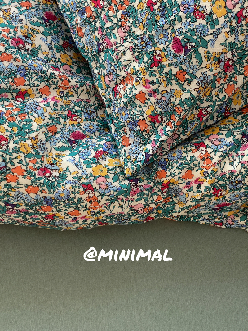Minimal concept【精灵花园】早春复古碎花针织棉四件套床单 - 图3