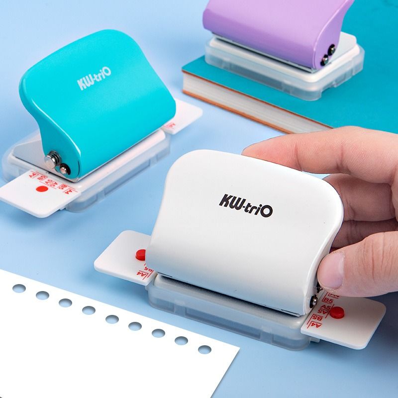 可得优打孔器六孔多孔活页装订活页本定位99h9打孔机活页夹 - 图0