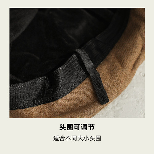 帽子女秋冬百搭羊毛小沿盆帽八角帽韩版日系渔夫帽画家帽鸭舌帽潮 - 图2