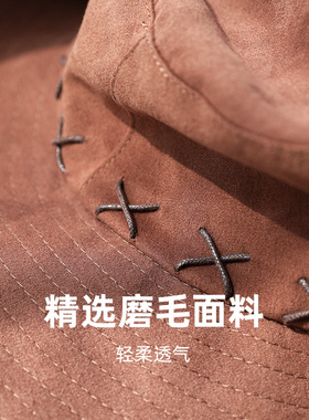 印计谷羽新西部牛仔帽