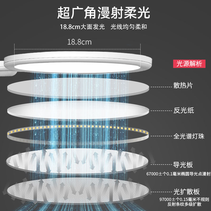 孩视宝护眼台灯学习专用国AA级中小学生儿童书桌写作业阅读灯家用-图0