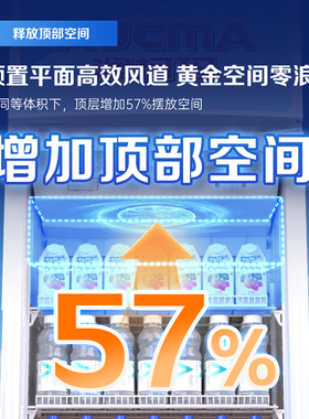 澳柯玛展示柜冷藏保鲜柜防雾