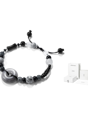 NRO新中式平安扣黑色手链