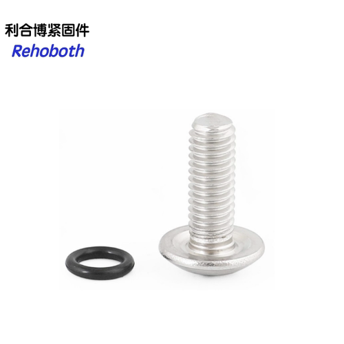 【防水螺丝】304不锈钢通用十字圆头防水密封螺丝M2M2.5M3M4M5M6 - 图1
