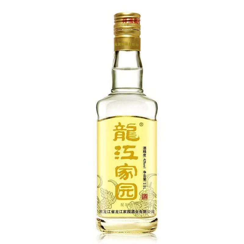 2017年(5斤装)黑龙江龙江家园珍品42度调香白酒2.5L*1瓶整箱装