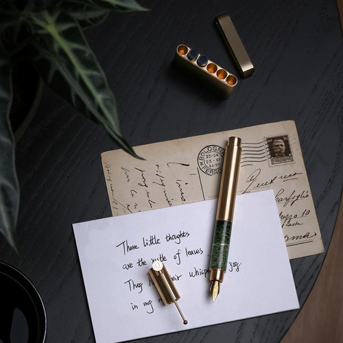 [Hongdao Cultural and Creative] Каменный сериал Fountain Pen Gift Box Set Evergreen Styl