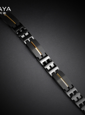 霸气钨金男士机车手链