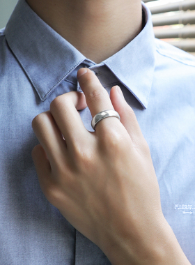 飒雅轻奢莫桑石钻戒百搭戒指