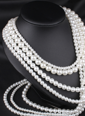 项链高品质欧美大牌复古珍珠