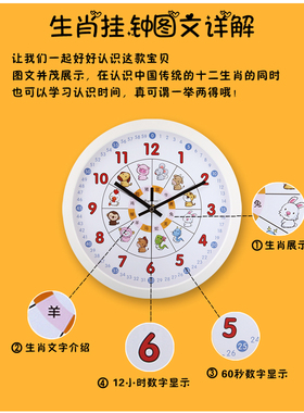 认时生肖教学家居卡通玻璃塑胶