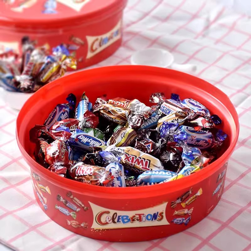 MARS玛氏什锦巧克力礼盒装650g 英国进口大脸盆混装糖果Chocolate - 图0
