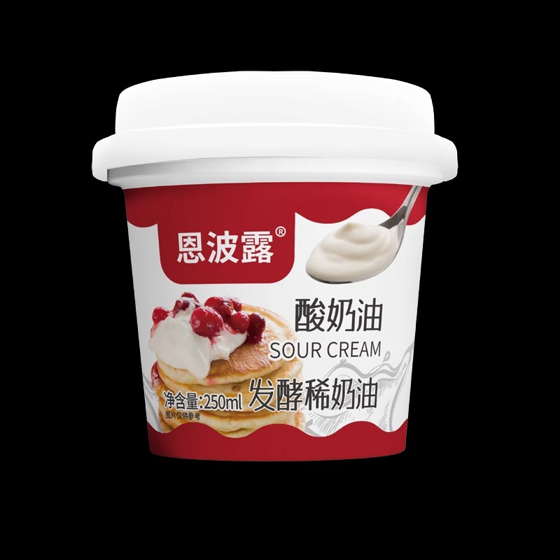 恩波露酸奶油Sour Cream250ml发酵型稀奶油忌廉生酮芝士蛋糕烘焙 - 图3