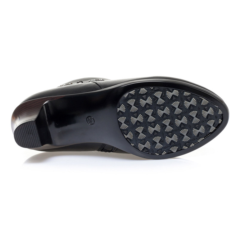 中年女士棉靴妈妈棉鞋女冬加绒棉皮鞋真皮羊毛短靴软底中老年女鞋,淘宝优惠券,粉丝福利购,淘宝优惠卷