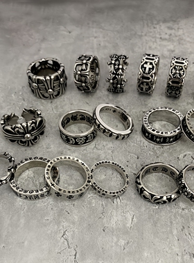 高版本十字架戒指男女潮指环尾戒