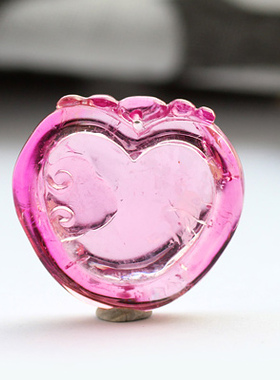 一物一图如意附证书红碧玺吊坠