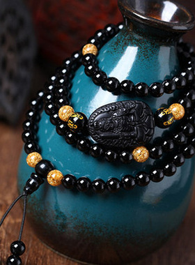 属羊大日如来守护神本命佛黑玛瑙