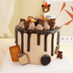 Chocolate Cake Decoration Bear Cookie Ice Cream