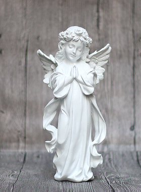 欧式风天使客厅卧室树脂工艺品