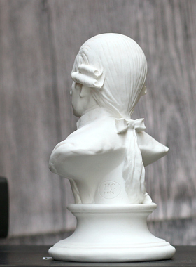 欧洲雕塑头像钢琴书房树脂工艺品