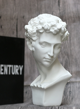 欧式风素描石膏像样板间软装饰品