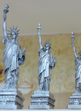 欧式人物自由女神树脂书房摆件