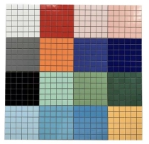 Manufacturer grid 48 color ceramic mosaic tile toilet bathroom background wall tea restaurant chain wall brick