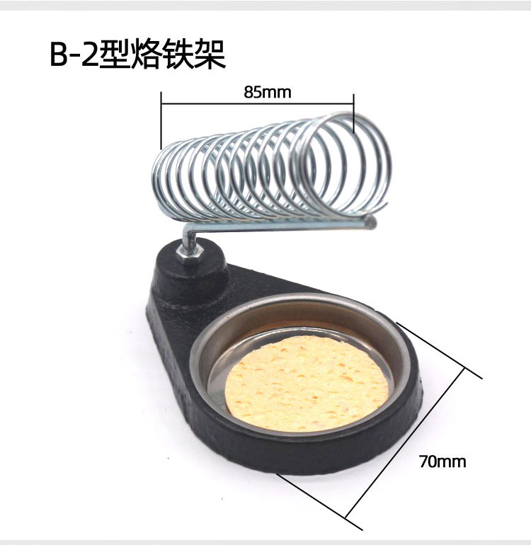 烙铁架电烙铁支架金属焊架外热烙铁座焊笔支架电焊台座子金属铝架 - 图1