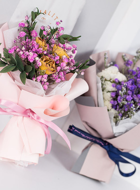 冰箱磁性贴干花永生花3D可爱鸭