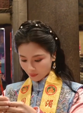 刘涛同款珍珠发夹女甜美少女编发点缀发扣小巧精致珍珠发卡小夹子
