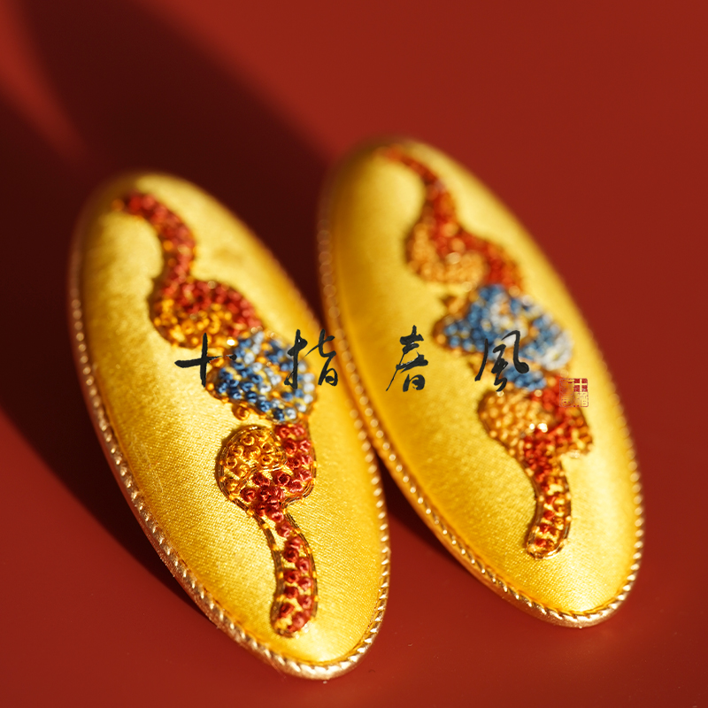 十指春风《福瑞》蝙蝠发夹带课0基础可做100%桑蚕丝diy刺绣材料包 - 图1