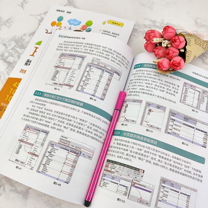 Excel数据分析与可视化一本通轻松掌握Excel数据处理分析与可视化技能 Excel函数数据可视化排序筛选财务人事统计分析人员参考-图2