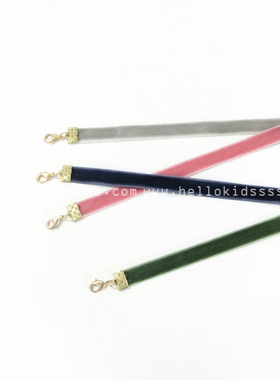 choker基本款纯色丝绒颈链项圈