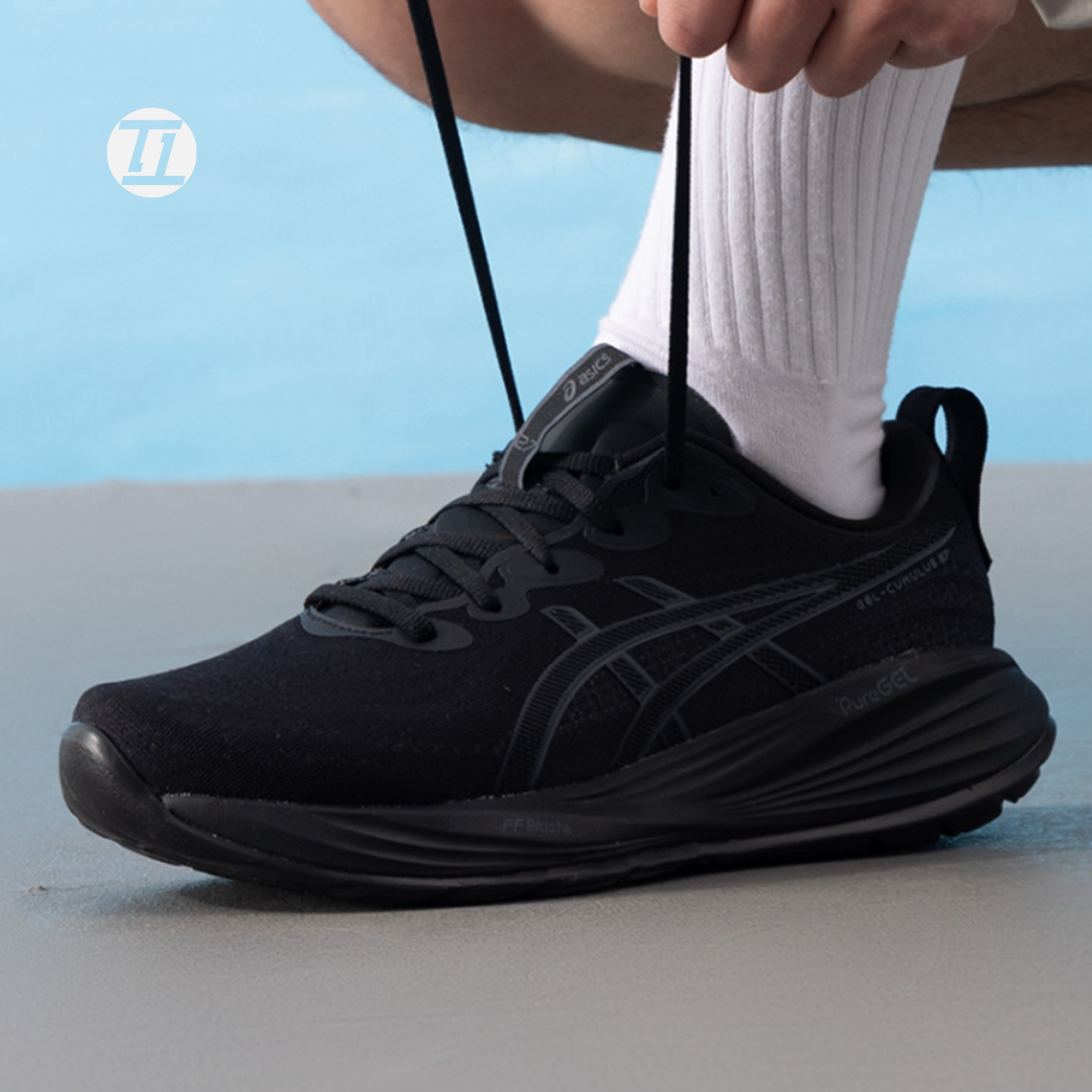 Asics/亚瑟士 Gel-Cumulus 27 百搭防滑耐磨低帮运动跑鞋1011B960 - 图3