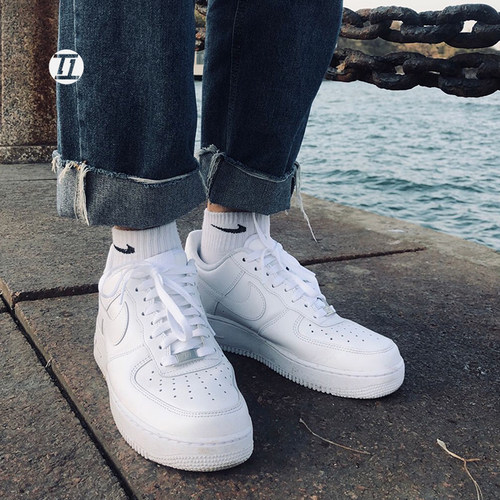 耐克NIKE AIR FORCE 1 全白AF1空军一号男女鞋休闲板鞋CW2288-111 - 图0