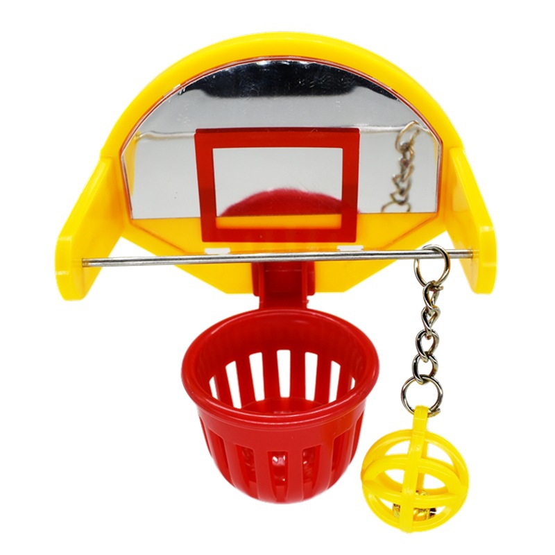 Parrot bird toy trains shooting and chewing intelligence