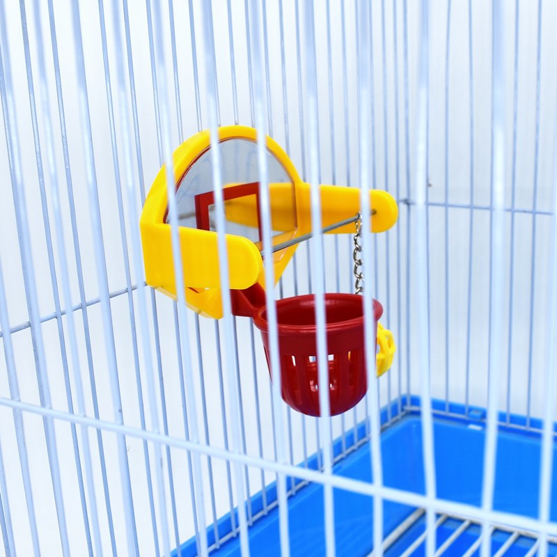 Parrot bird toy trains shooting and chewing intelligence