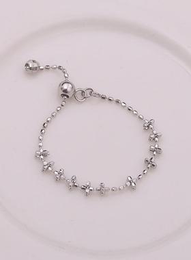 DIY配件S925纯银仙女链珍珠戒指