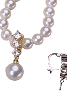 DIY手工制作珍珠项坠不含珍珠单个多功能吊坠银饰 s925纯银配件