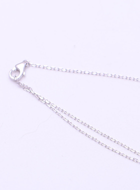 s925纯银玉石项链网兜吊坠套链空托饰品配件半成品时尚大气高级感