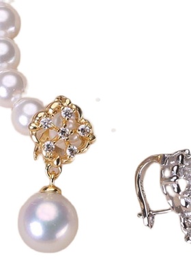 DIY手工制作珍珠项坠不含珍珠单个多功能吊坠银饰 s925纯银配件