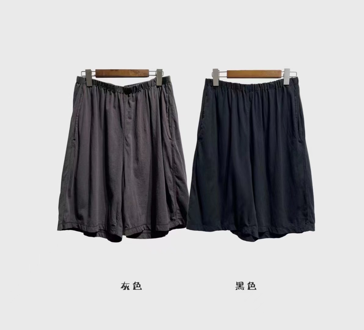 布衣分享 K22355几见原创设计100%棉中裤 - 图2