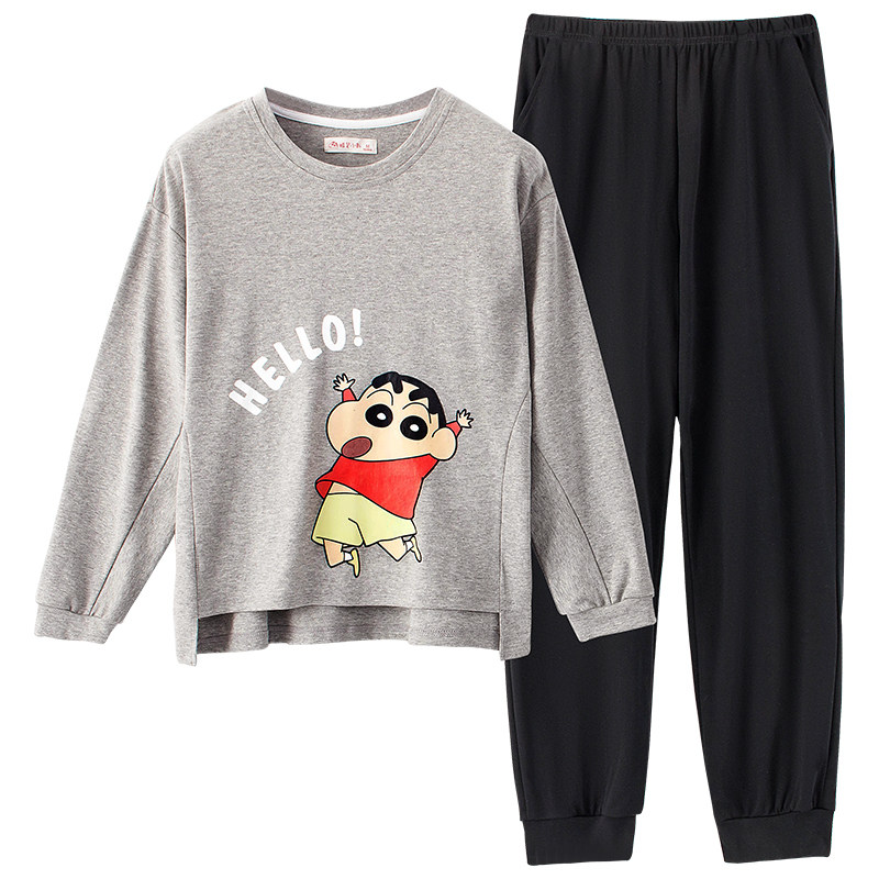 【蜡笔小新思迷福利价】春秋纯棉睡衣 黛梦思睡衣/家居服套装