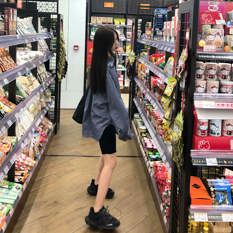 喜贵子育才专卖店孕妇短裤夏季外穿黑色骑行裤孕早期牛仔裤子女春夏薄款打底五分裤2