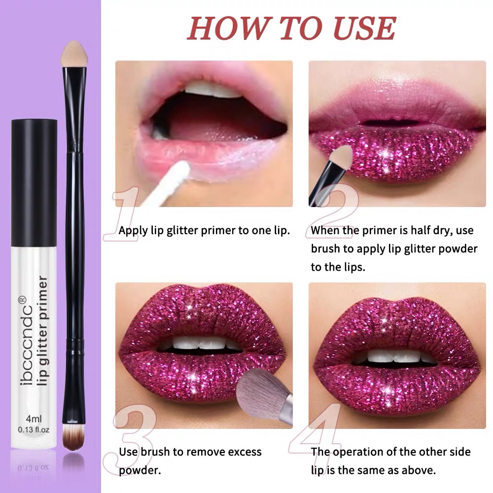 闪粉唇彩套装口红粉大牌平替 Glitter Lip Gloss Set Lipstick - 图3