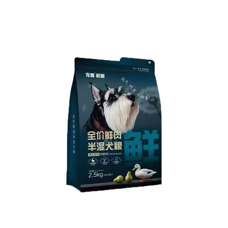 宠盾窝头鲜肉半湿狗粮鲜粮果蔬高蛋白全犬通用狗粮低温蒸煮拌食 - 图2