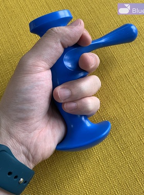 蓝色按摩器MTG穴位按压