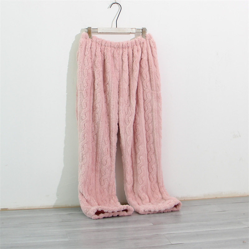 300-350斤加厚超肥直筒睡裤胖妈中年高腰法兰绒男女同款家居裤子,淘宝优惠券,粉丝福利购,淘宝优惠卷